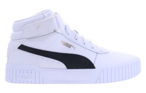 Białe sneakersy damskie za kostke Puma Carina 2.0 Mid 385851 06