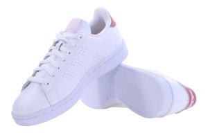 Białe buty damskie Adidas ADVANTAGE HR0322