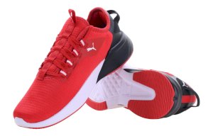 Buty młodzieżowe czerwone Puma Retaliate 2 Jr Hi 377085 06