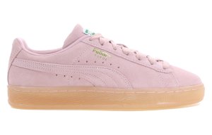 Różowe sneakersy skórzane damskie Puma Suede Classic XXI 374915 74