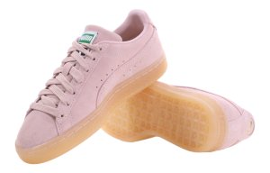 Różowe buty zamszowe damskie Puma Suede Classic