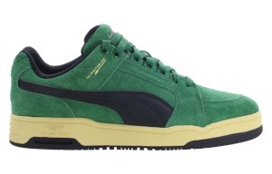 Buty zamszowe męskie zielone Puma Slipstream Lo 390122 01