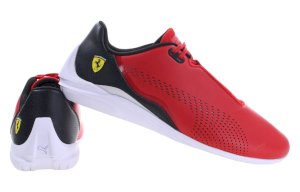 حذاء رجالي من Puma Ferrari باللون الأحمر طراز Drift Cat Decima 307193 05