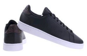 Zīmola vīriešu melnās sporta kurpes Adidas ADVANTAGE