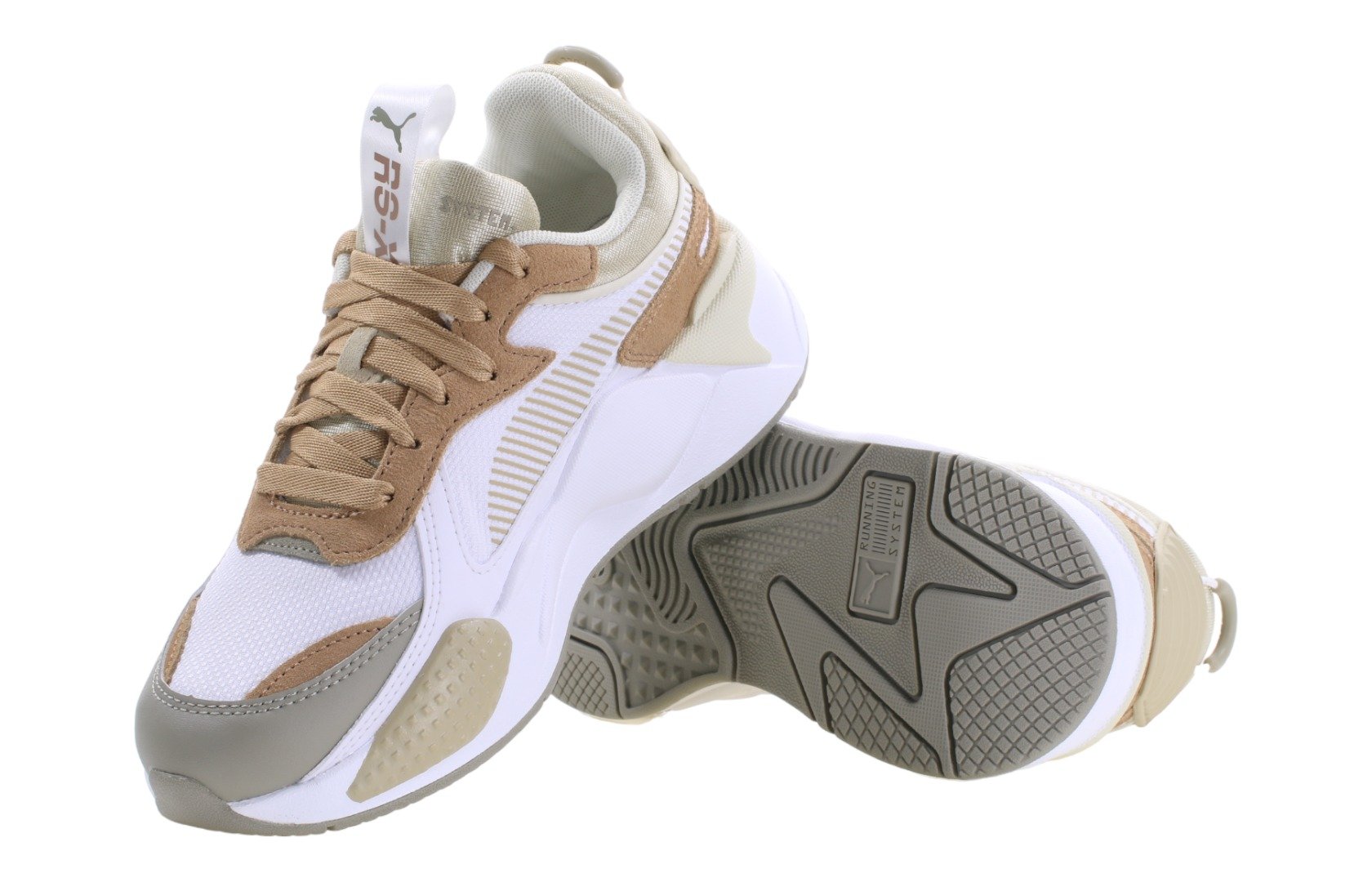 Wygodne sneakersy damskie  biało-beżowePuma RS-X Candy na lato