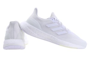 Białe buty sportowe do biegania  męskie Adidas