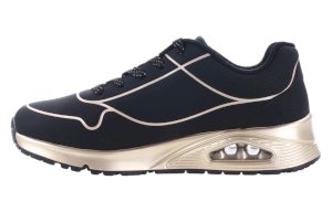 Sneakersy damskie na koturnie Skechers UNO GEN1 - COOL 310538L-BKRG