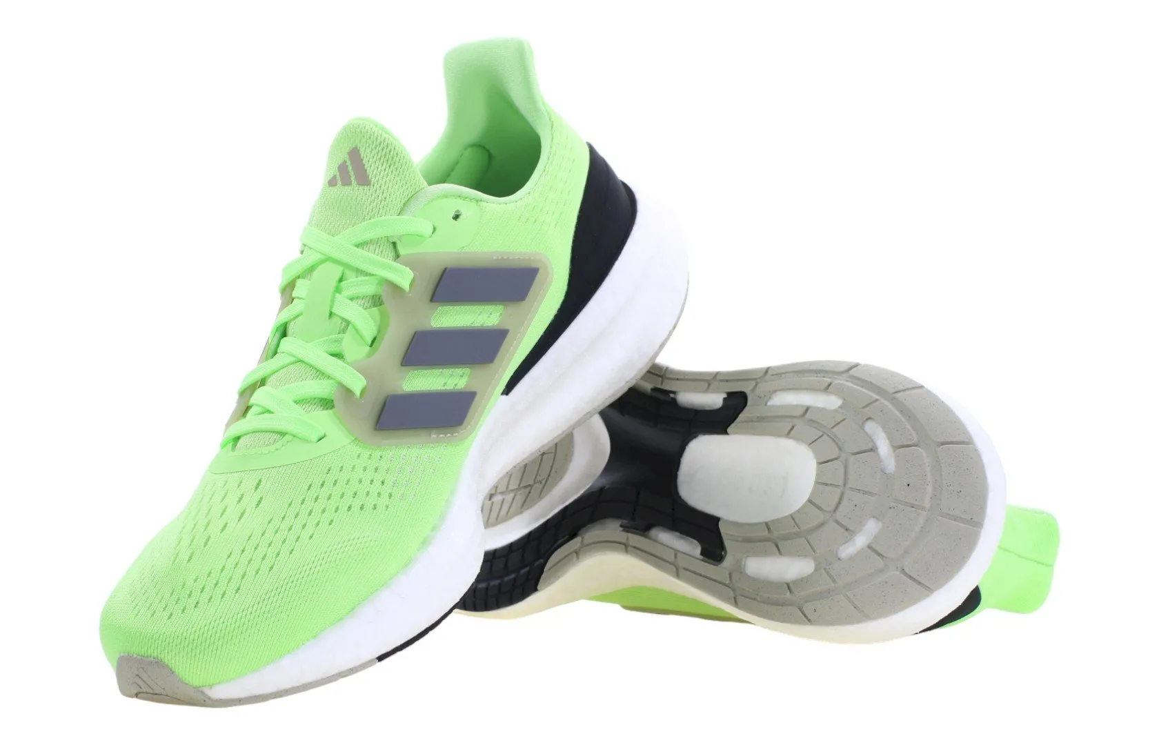 阿迪达斯 PUREBOOST 绿色男士品牌跑鞋