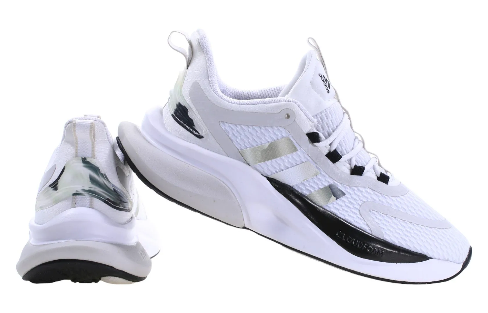 Adidas AlphaBounce valged naiste brändijalatsid