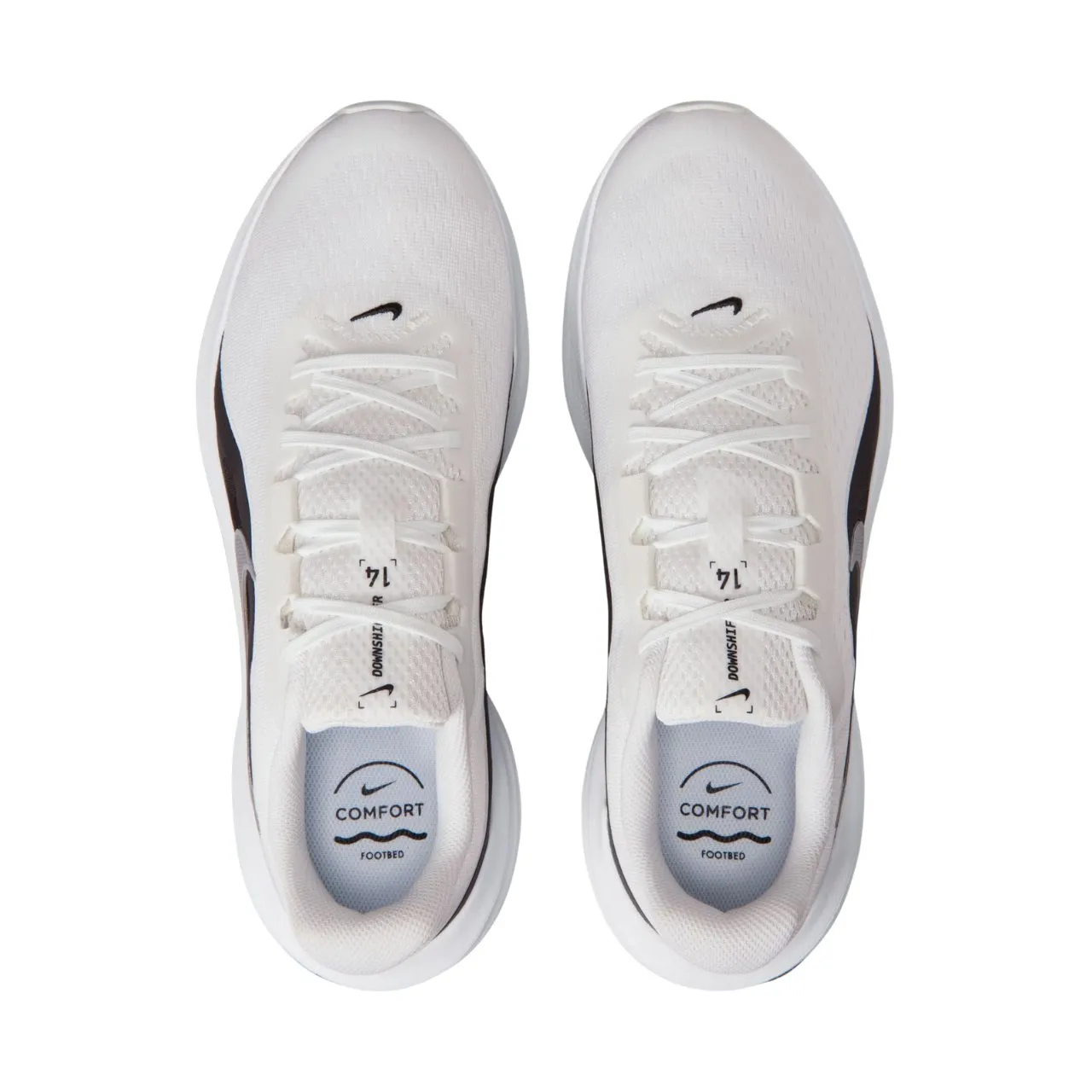 Nike Downshifter 14，采用透气网眼鞋面