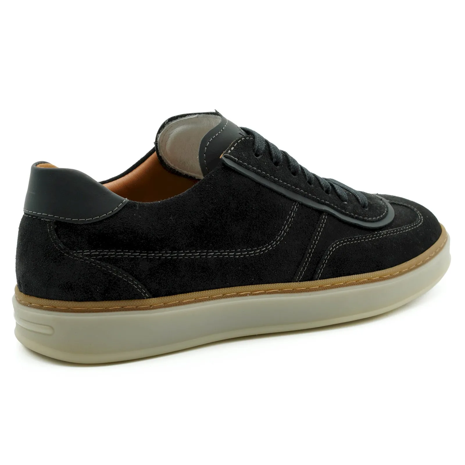 Czarne buty zamszowe męskie C0102N1669_CZ