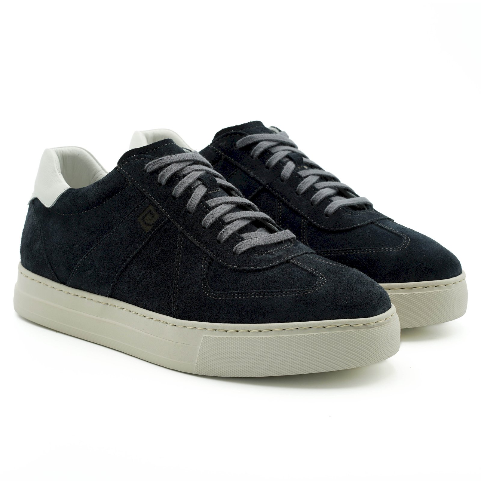 Chaussures en daim bleu marine pour homme C0110RN1246_GR
