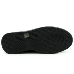 Черные кожаные мужские туфли 6151N1555
