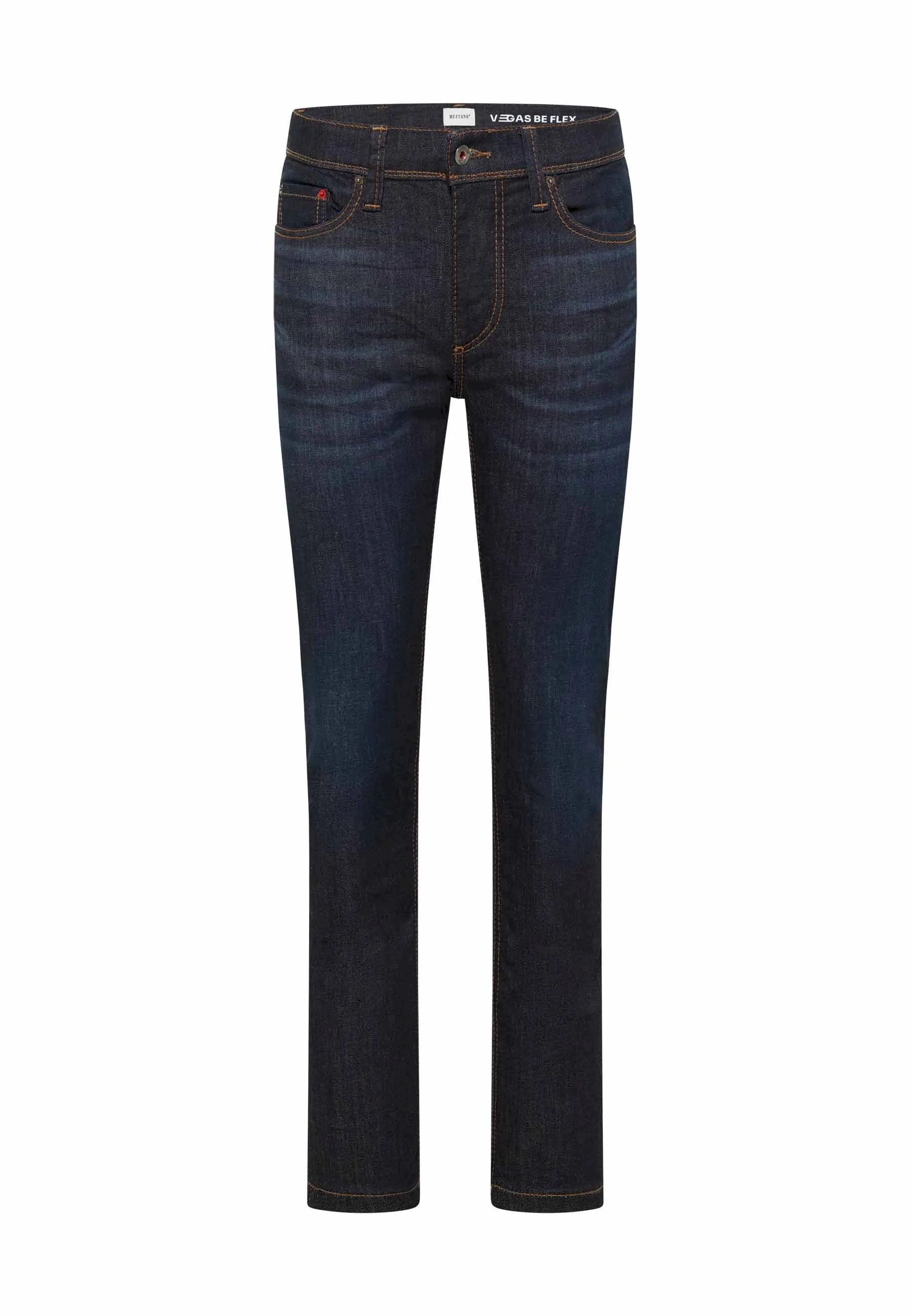 Granatowe jeansy męskie Mustang Vegas Slim 1018239-5000-943