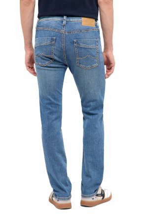 Spodnie męskie Mustang Vegas Slim fit niebieskie  dopasowane