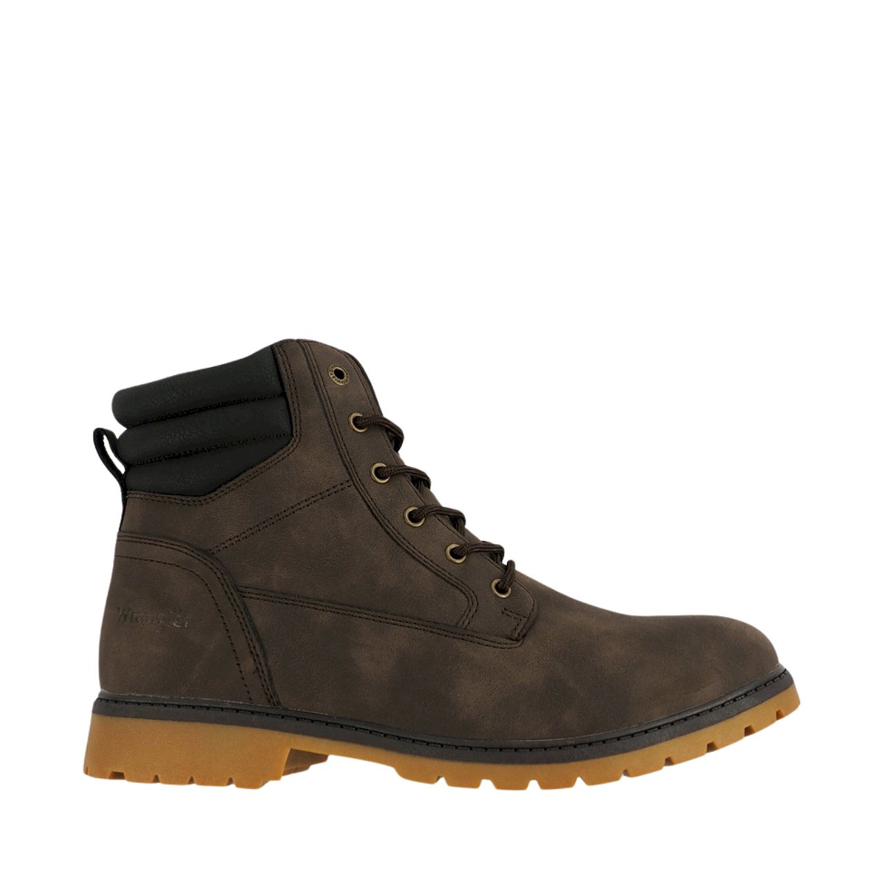 Temno rjave moške pohodne čevlje Wrangler Eden High 20263051-IKU