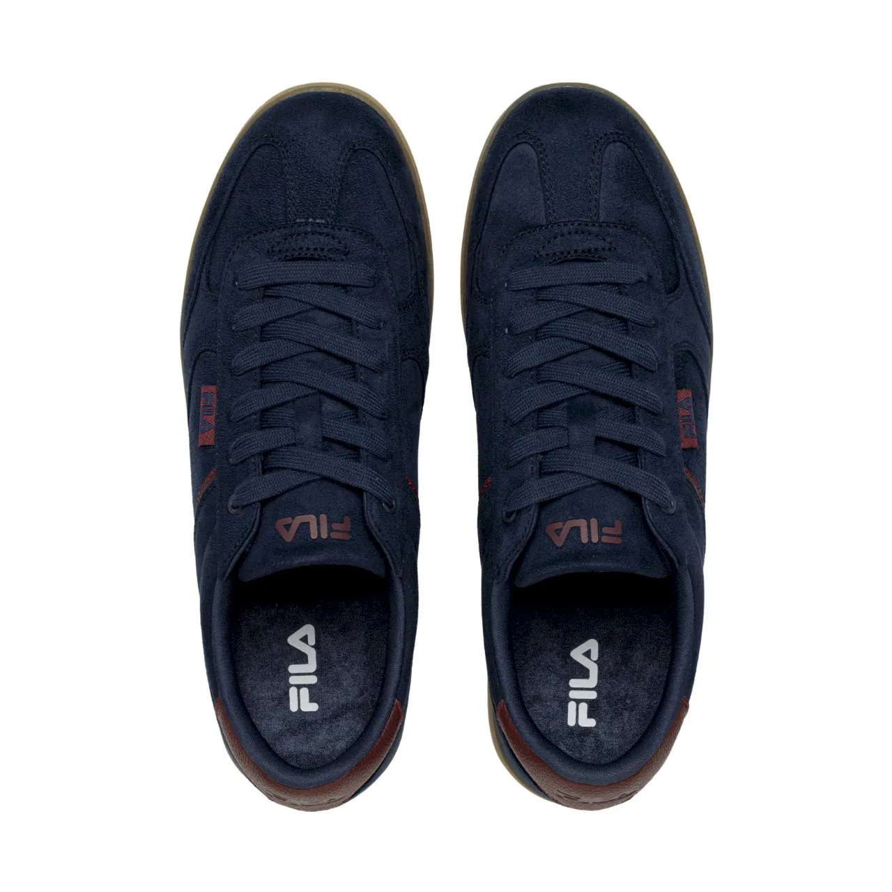 Fila 男士品牌运动鞋，采用合成努巴革鞋面，秋季款
