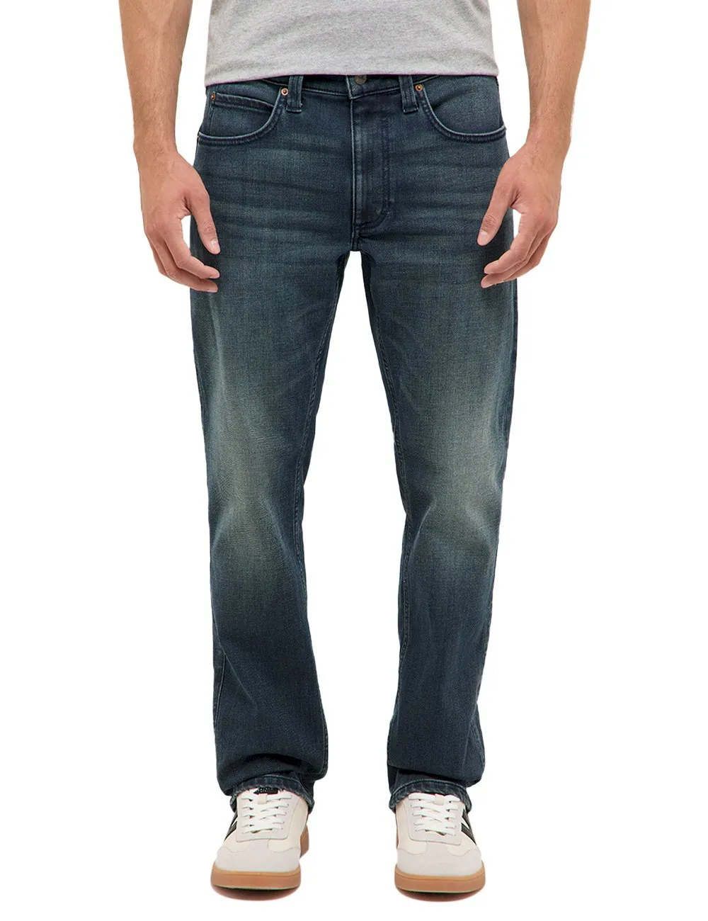 Mustang 1018265-5000-903 Men's Dark Blue Jeans, Regular Fit