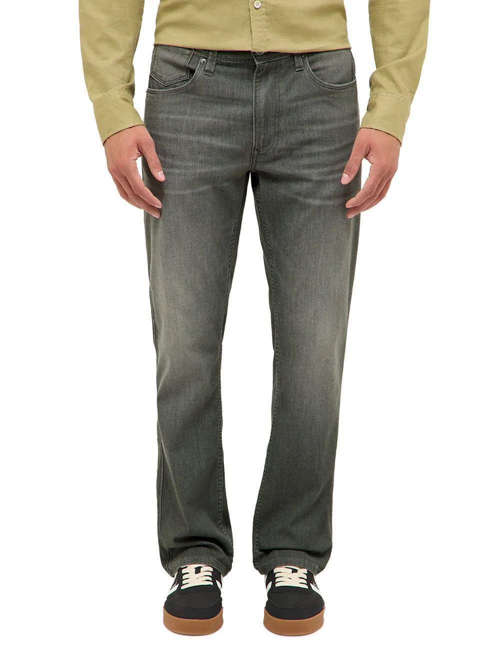 Mustang Tramper Straight-Leg Jeans, Gray
