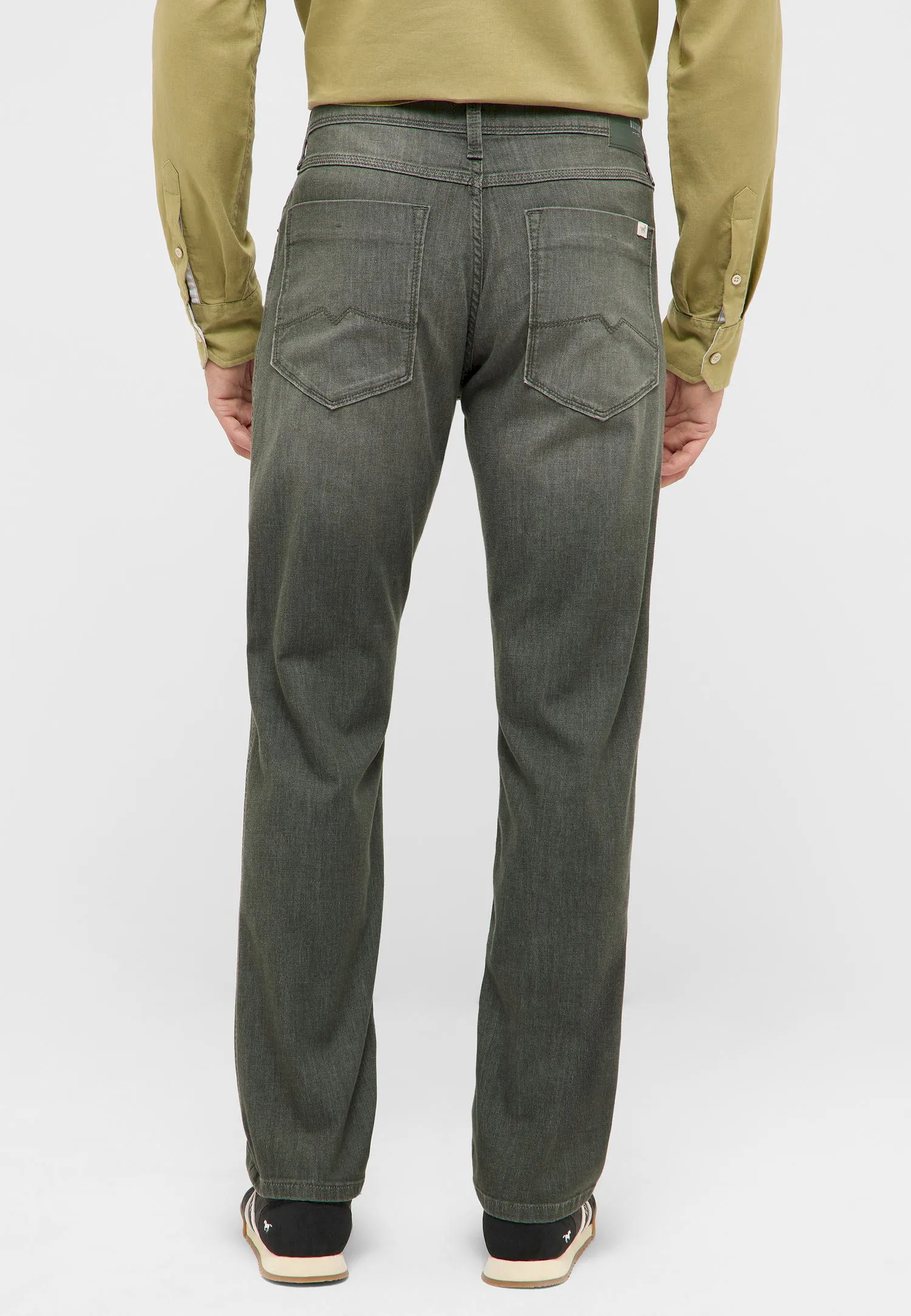 Mustang Tramper Men's Gray Straight-Leg Jeans