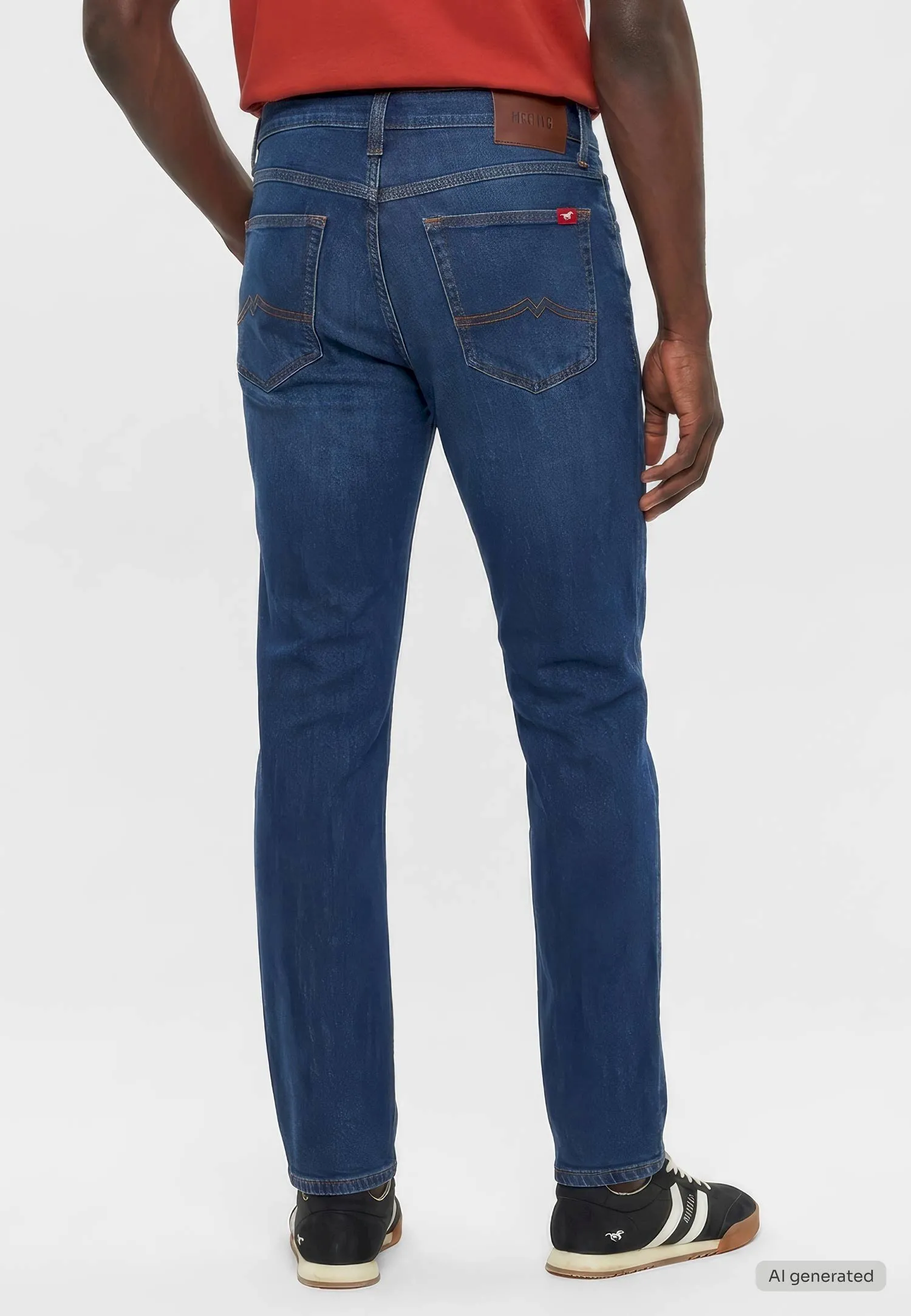 Mustang Tramper Straight Men's Navy Blue Jeans
