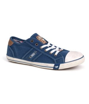 Mustang 36A034 blue men's sneakers with laces