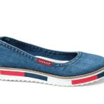 Γυναικεία denim παπούτσια Artiker 40C208 μπλε slip-on