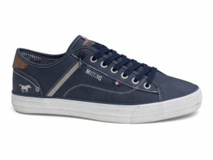 Mustang 42A025 navy blue lace-up men's shoes