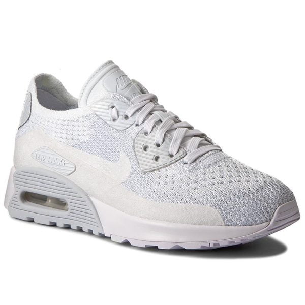Chaussures à lacets Nike W Air Max 90 Ultra 2.0 Flyknit 881109-104 blanc pour femmes