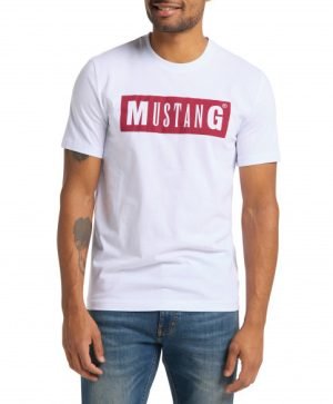 T-shirt męski Mustang  1010372-2045 biały