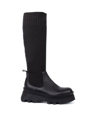 Women's boots Artiker 49C-850 black slip-on