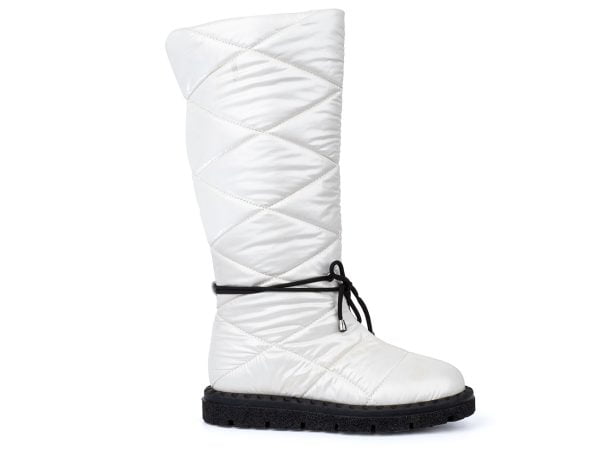 Women's boots Artiker 51C-380 white slip-on