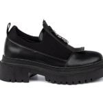 Sapatos de senhora Artiker 51C-516 fecho de correr preto