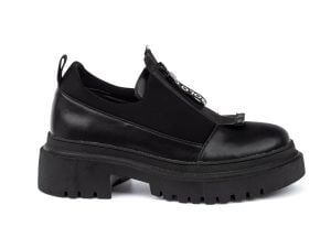 Pantofi de damă Artiker 51C-516 negru cu fermoar