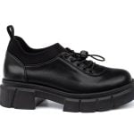 Women's Artiker 51C-518 black lace-up shoes