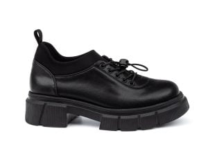 Pantofi pentru femei Artiker 51C-518 negru cu șireturi