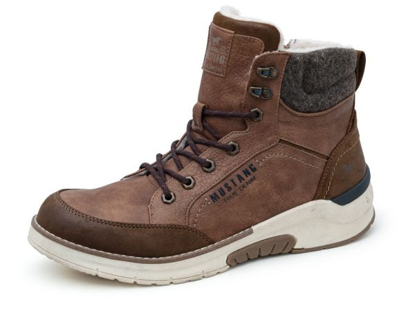 Mustang 49A-061 (4161-605-360) brown lace-up men's boots