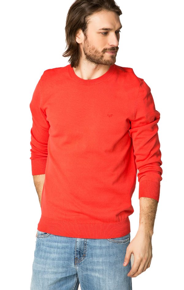 Мъжки пуловер Mustang 6000-1104-768 червен