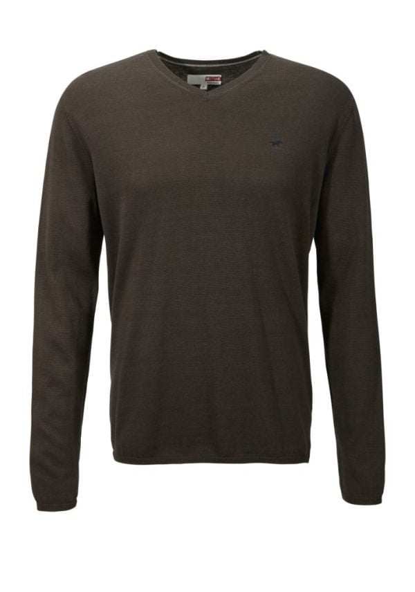 Mustang men's sweater 6086-1104-382 brown