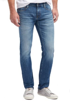 Hommes - Mustang Oregon Tapered Jeans 3116-5111-583 bleu