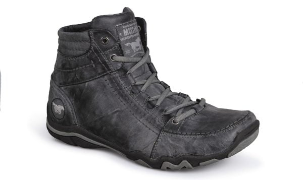 Men's Mustang 27A029 ash lace-up boots