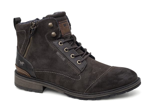 Men's boots Mustang 47A-008 (4140-504-32) brown lace-up