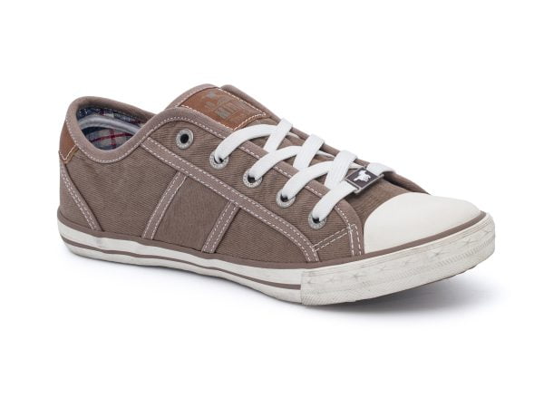 Women's Mustang 50C-004 (1099-302-3) brown lace-up sneakers