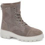 Women's boots Mustang 50C-100 (1417-501-4) beige lace-up