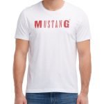 Mustang heren t-shirt 1005454-2045 wit