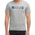 T-shirt Mustang para homem 1005454-4140 cinzento