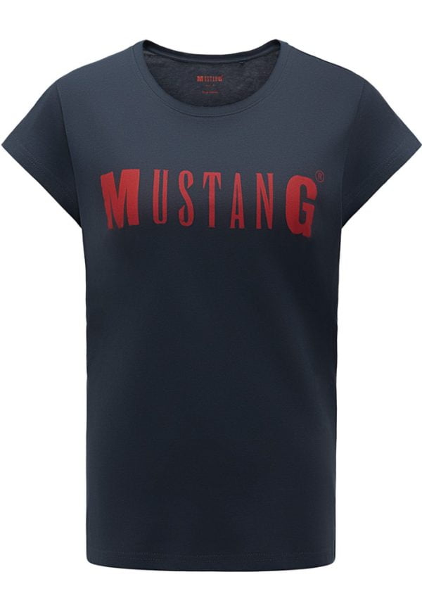 Mustang dames-T-shirt 1005455-4085 blauw