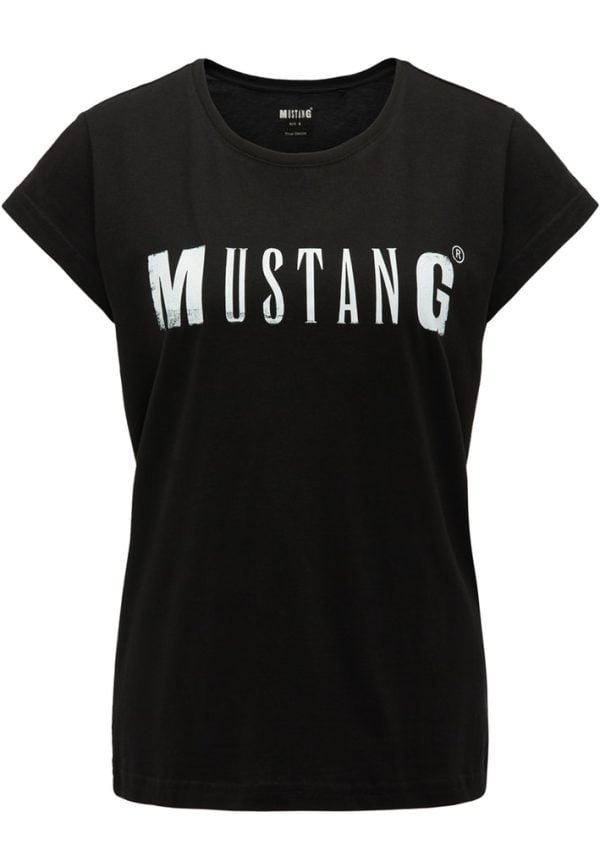 T-shirt damski Mustang  1005455-4142 czarny