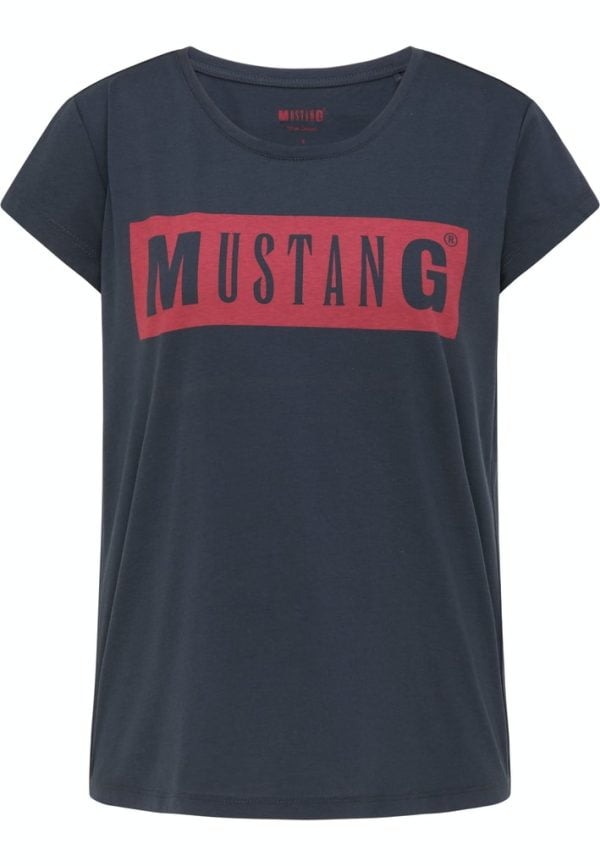 Mustang dames t-shirt 1010370-4085 blauw