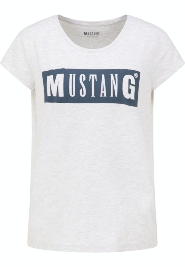 T-shirt Mustang pour femmes 1010370-4141 ash
